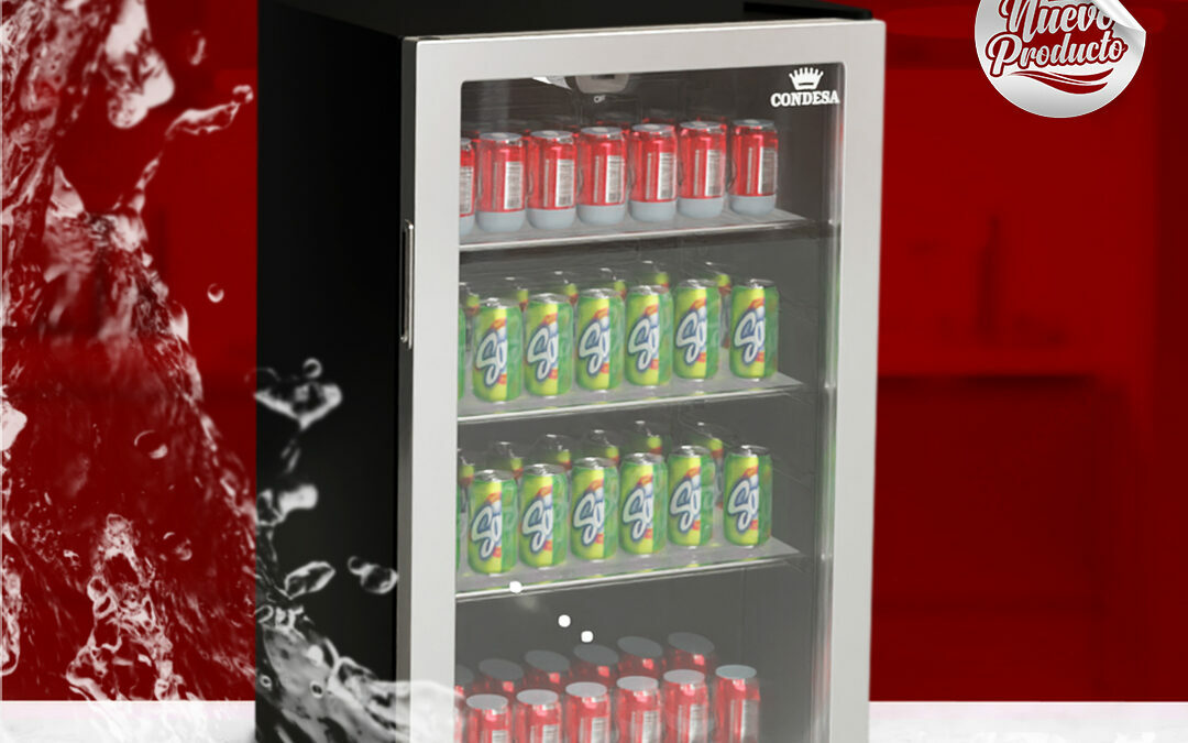 Condesa Beverage Center. The ideal display case for your drinks and desserts